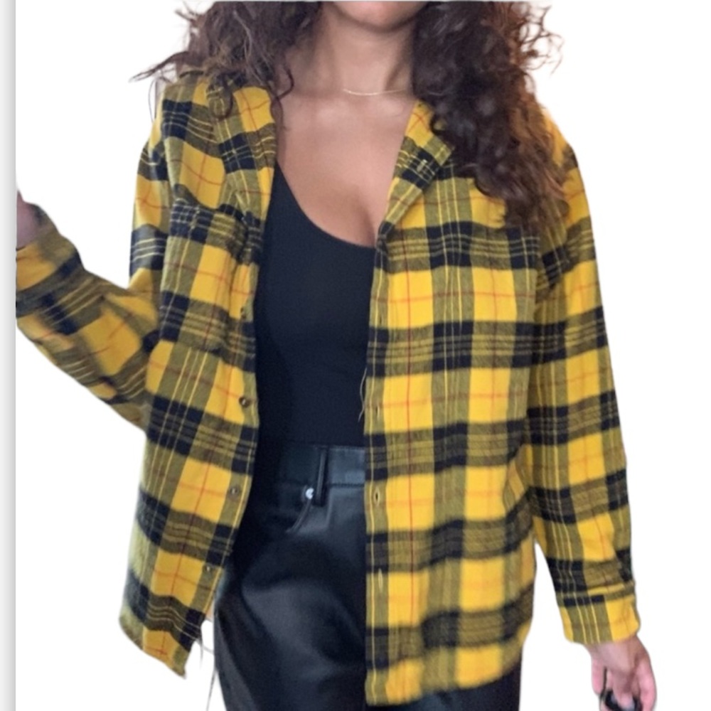 NWT Plaid Unisex Sz. Med. Quality Cotton Boutique Flannel Shirt